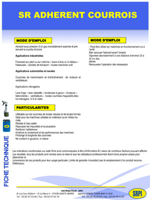 SR ADHERENT COURROIS