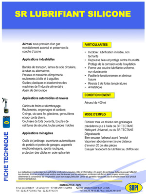 SR LUBRIFIANT SILICONE
