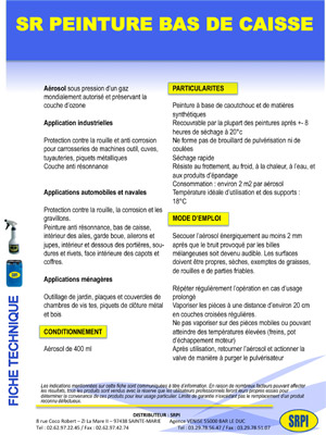 SR PEINTURE BAS DE CAISSE